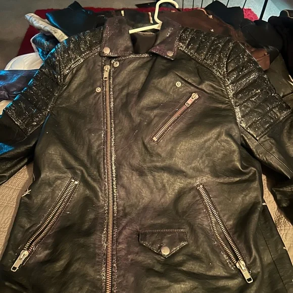 Black Leather Jacket - Picture 2 of 2